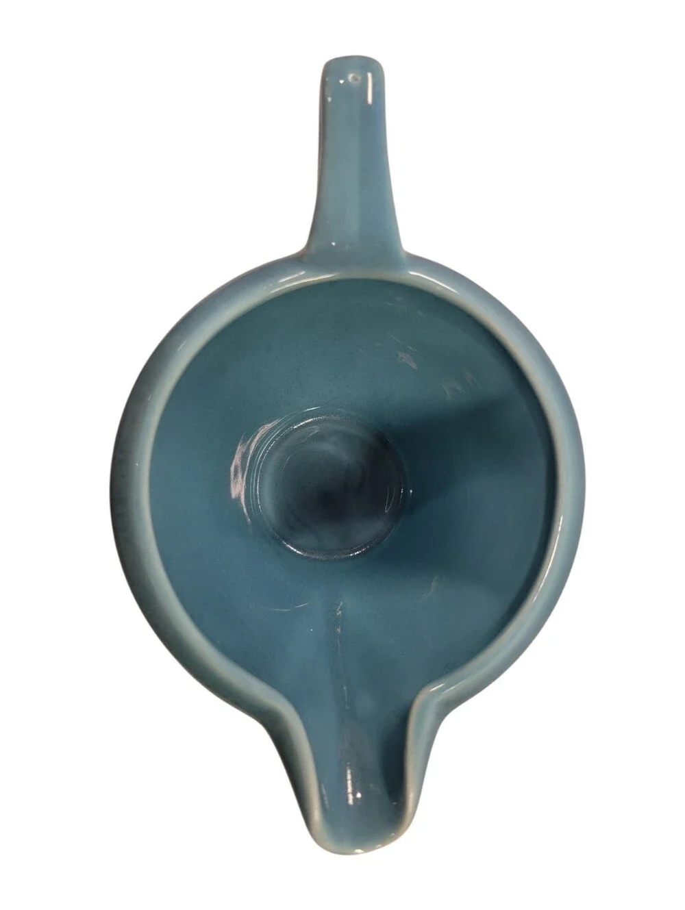 Vintage Homer Laughlin Harlequin Turquoise Creamer Pitcher Pin Pop